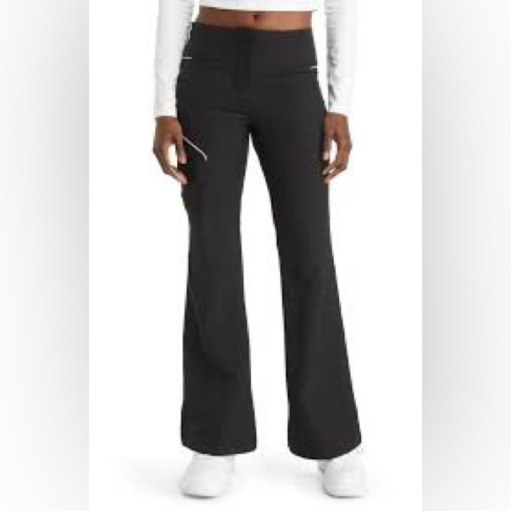 Iets Frans NWOT Flare Leg Black Pants Sz Large